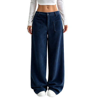 👖 Pantalones anchos y cómodos de corte holgado para mujer