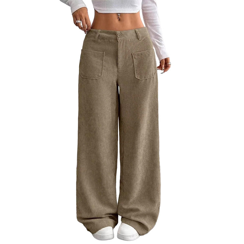 👖 Pantalones anchos y cómodos de corte holgado para mujer