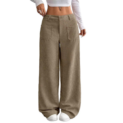 👖 Pantalones anchos y cómodos de corte holgado para mujer